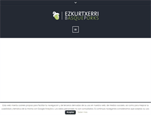 Tablet Screenshot of ezkurtxerri.com